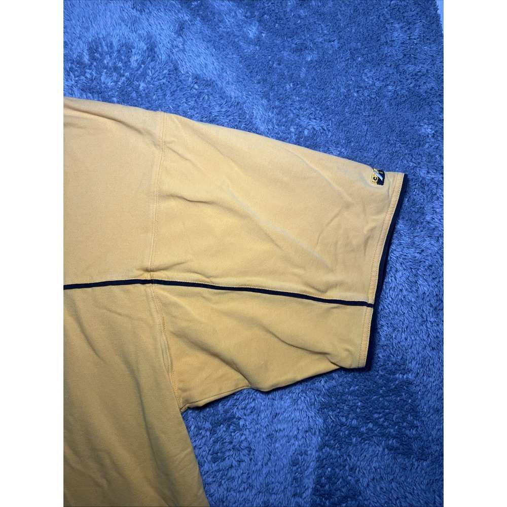 Cutter & Buck Men's VTG SZ XXL Short Sleeve Yellow Polo Iowa Basketball Logo - Picture 11 of 16
